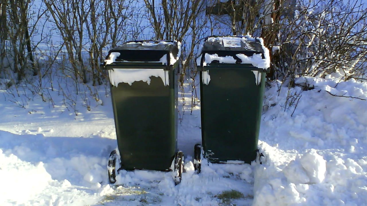 Sophämtning på vintern