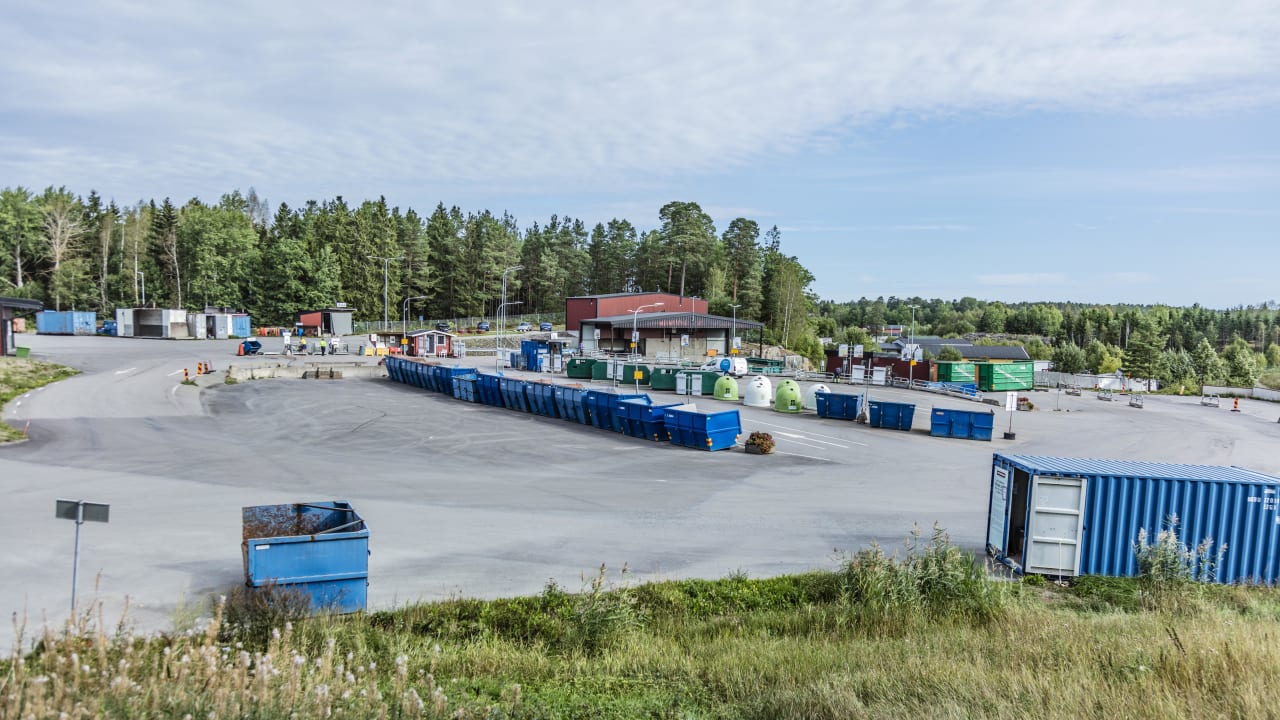 Till återvinningscentralen (ÅVC)