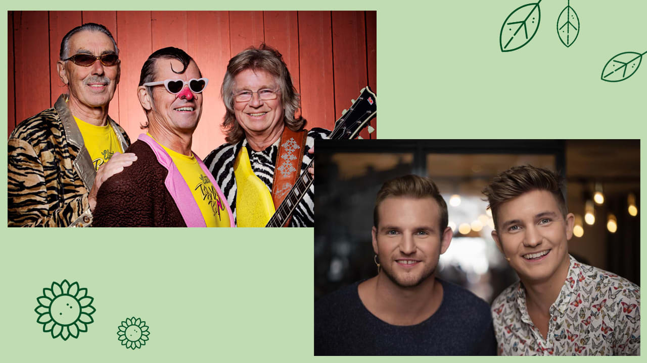 Ta del av vinsten – konsert med Electric Banana Band och bröderna Norberg