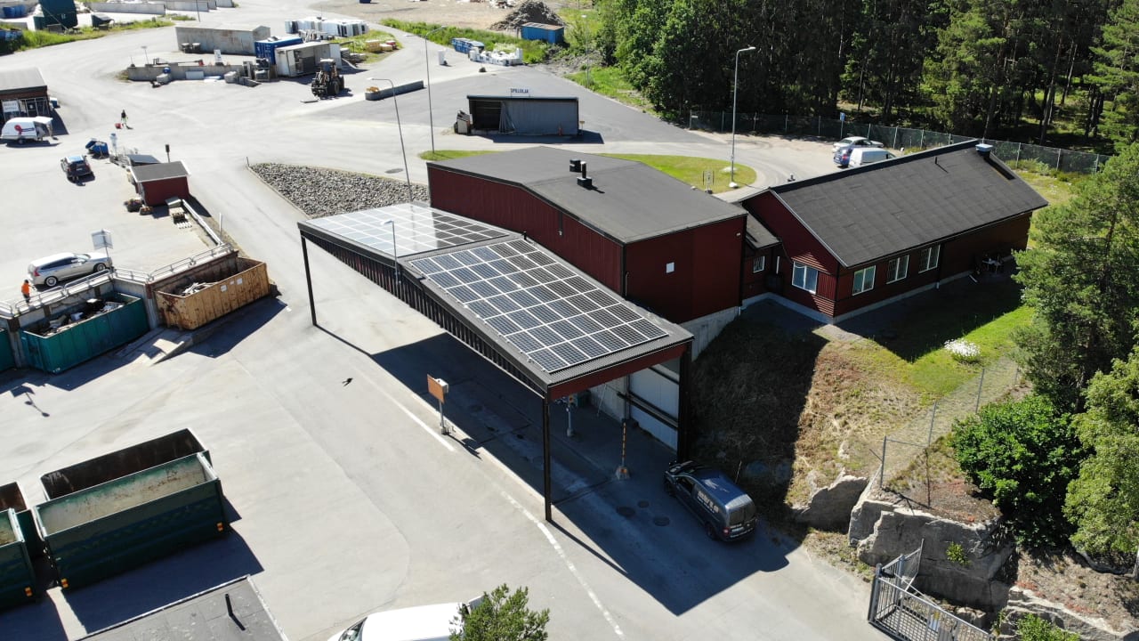 Solceller på Sjömansäng
