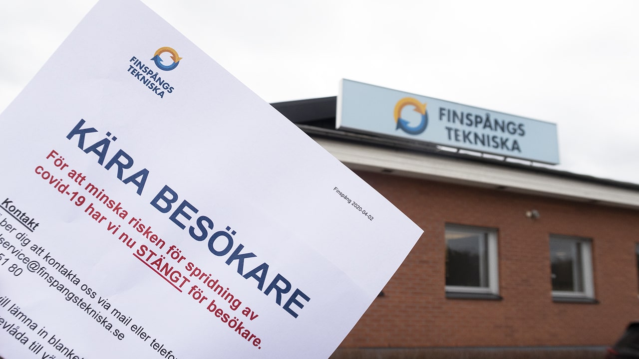 Stängt för besökare