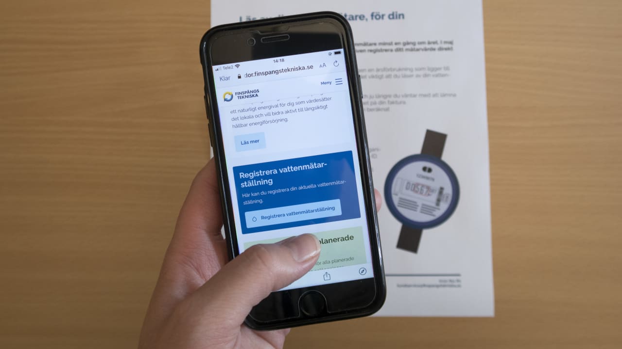 Förtydligande gällande vattenmätaravläsning