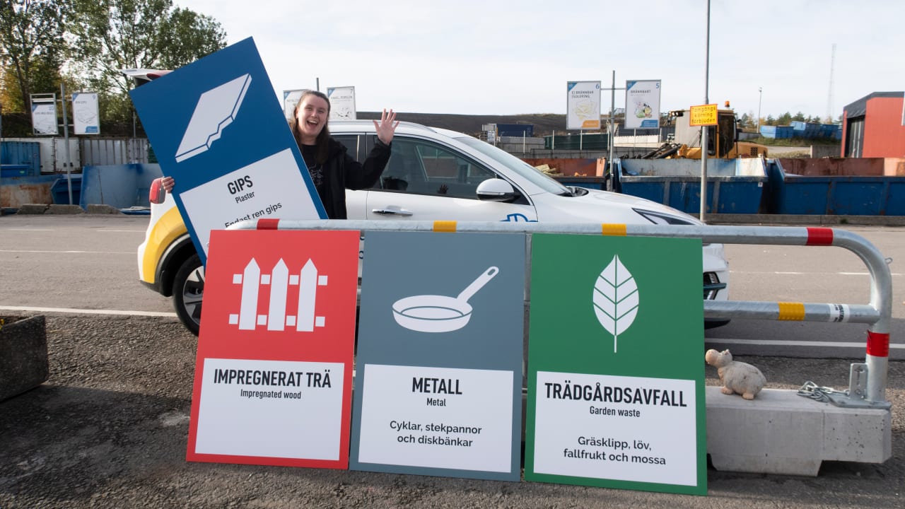 Nya skyltar på Sjömansäng!