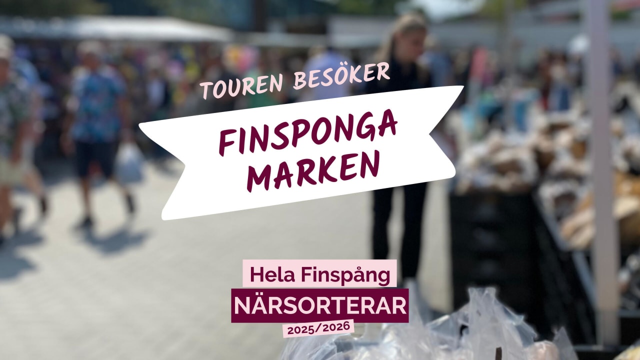 Touren rullar vidare – nästa stopp: Finspongamarken!