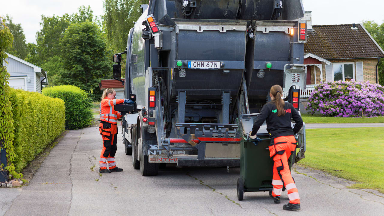 I dag börjar det nya tömningsschemat för fyrfackskärlen