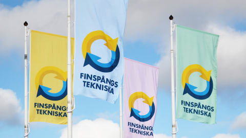 Vi flaggar för våren i Finspång 