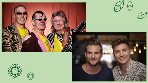 Ta del av vinsten – konsert med Electric Banana Band och bröderna Norberg