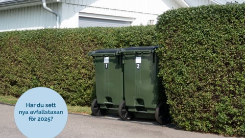 Nya avfallstaxan för 2025