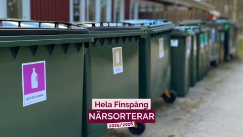 Nu har vi börjat närsortera! 