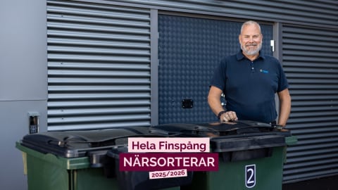 Fyrfackskärl rullar ut i Finspång – 12 400 nya kärl till alla husägare
